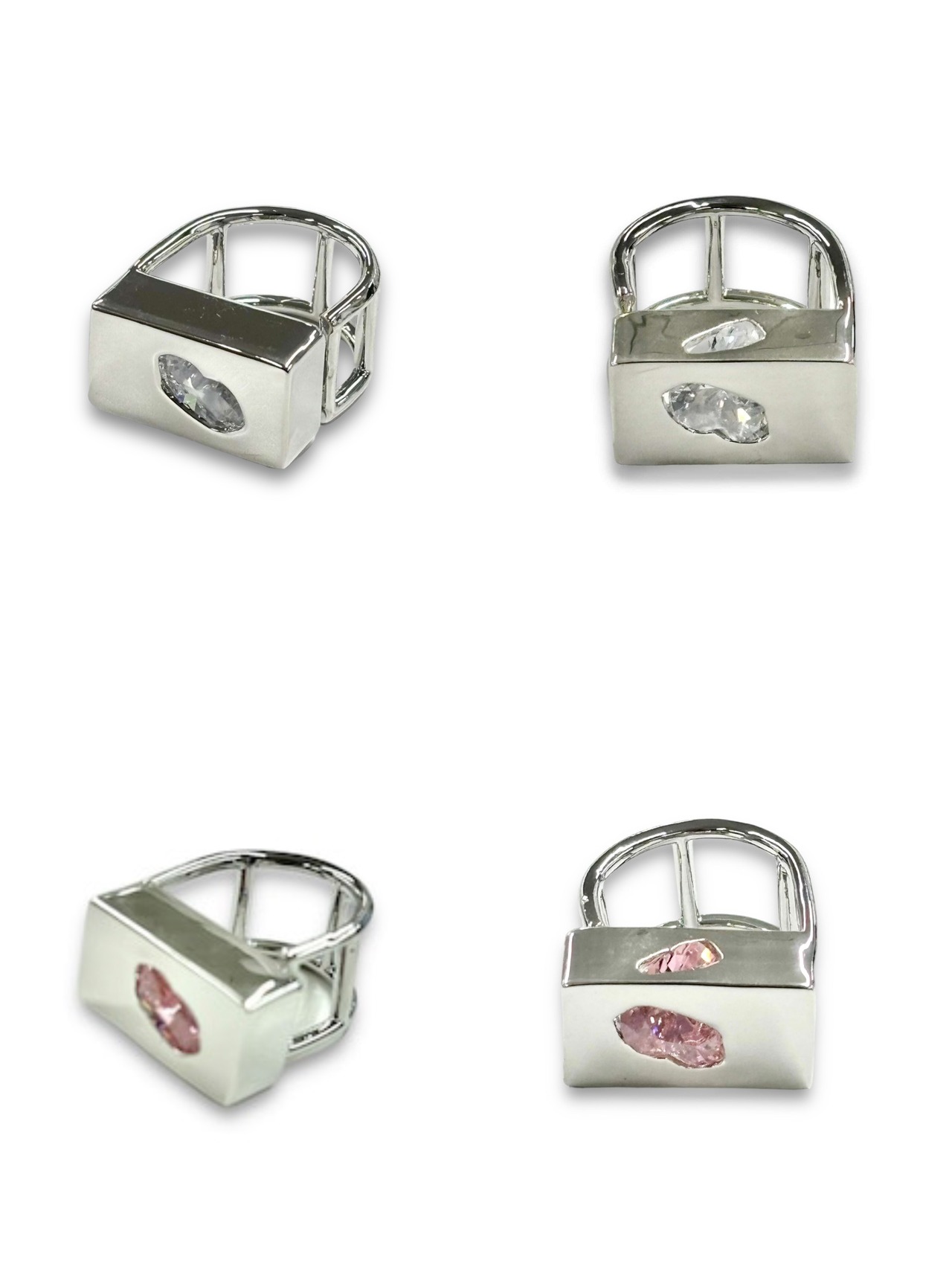 【PLANETSTUDIO】square diamond ring(2color)