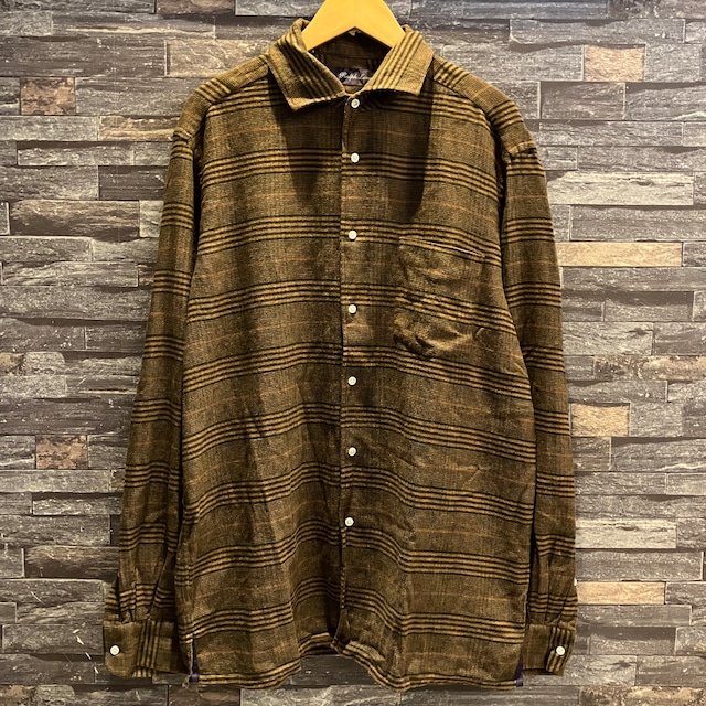 RALPH LAUREN PURPLE LABEL FLANNEL CHECK SHIRT