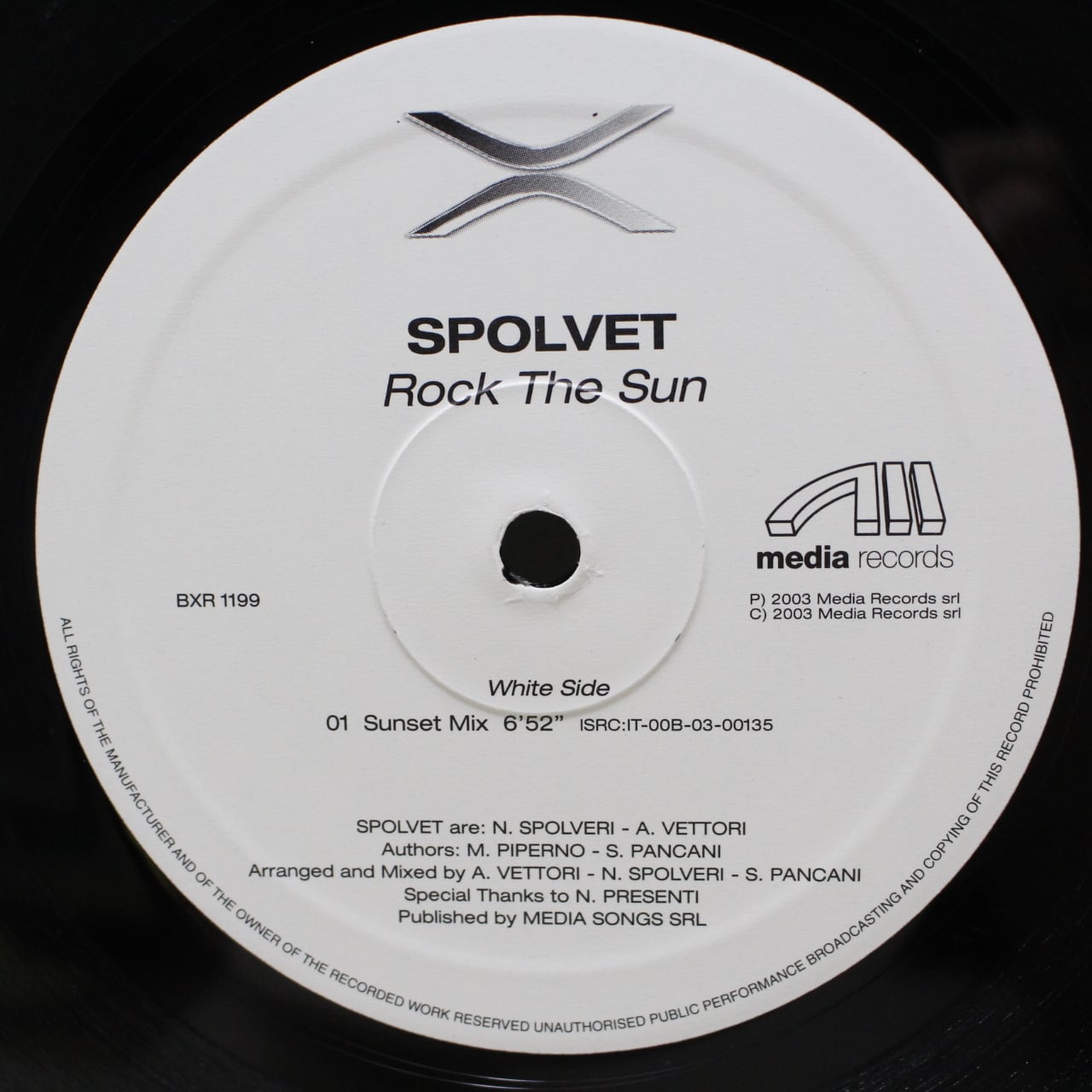 Spolvet / Rock The Sun [BXR 1199] - 画像3