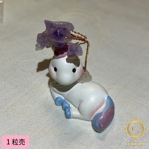 干支　午　アメジスト　置き物　天然石　午年　かわいい　十二支　