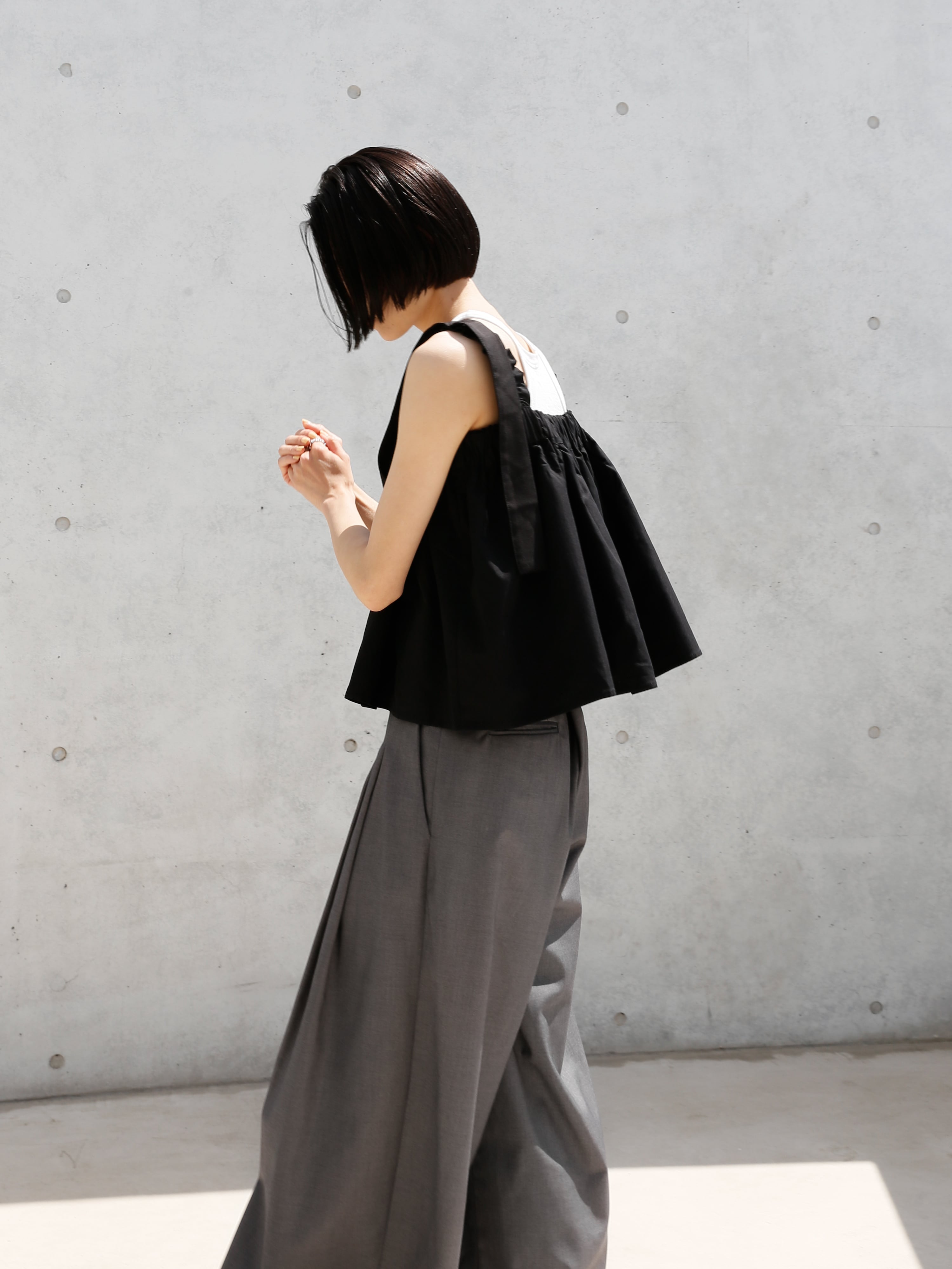 bicolor ruffle tops | Katrin TOKYO
