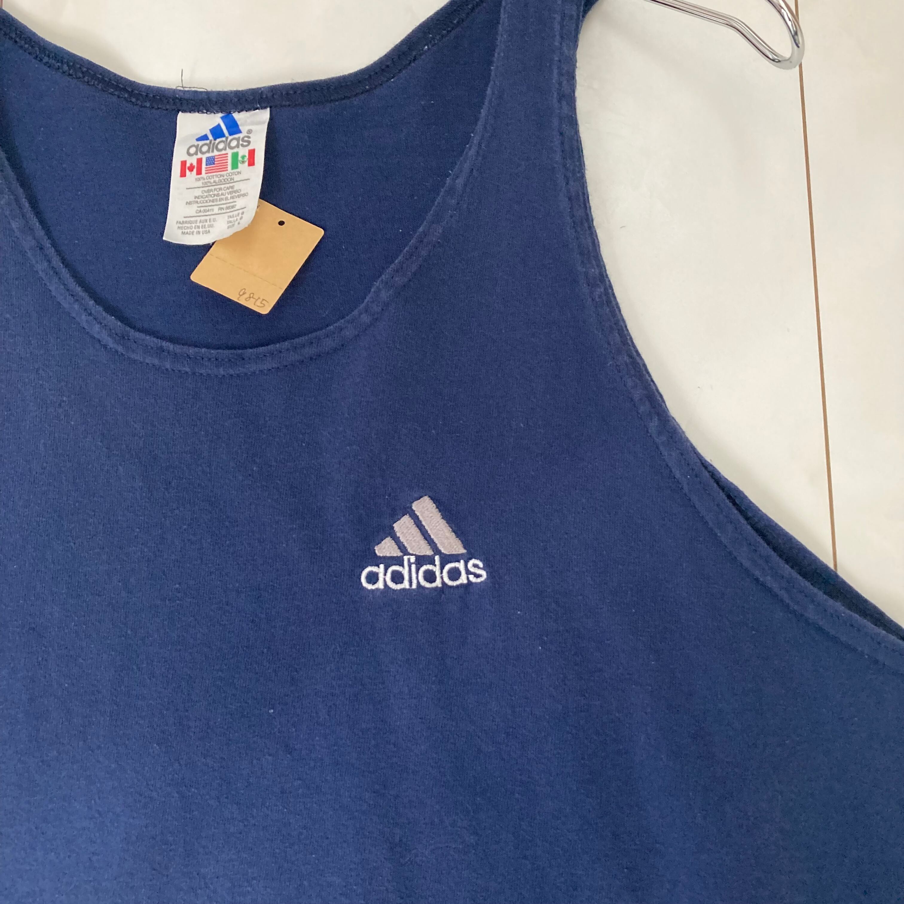 adidas タンクトップ L 刺繍 | 古着屋OLDGREEN