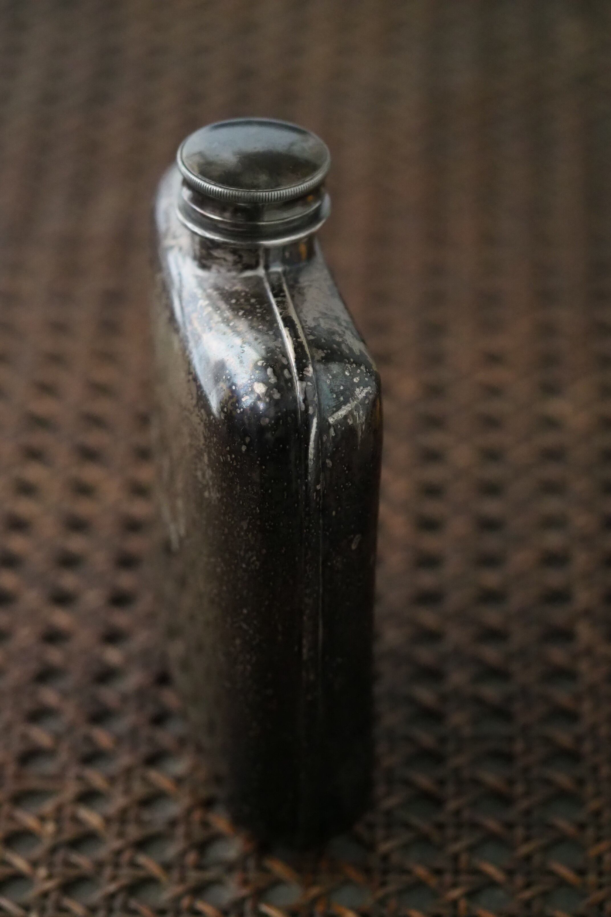 燻し銀のスキットル No.3-antique hip flask | Pay ID