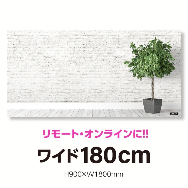 【RS-006P】パノラマ180cm（H900×W1800mm）／ルーム／シンプル〈はがせるシール付き〉：貼るだけでスタジオ気分!!【テレワーク・撮影用壁紙ポスター】