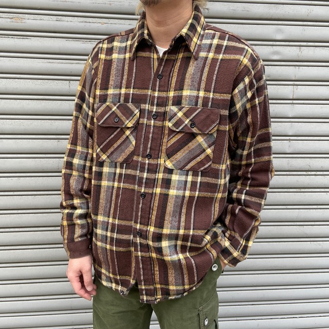 『送料無料』Pendleton ペンドルトン チェック柄長袖シャツ L グレンチェック