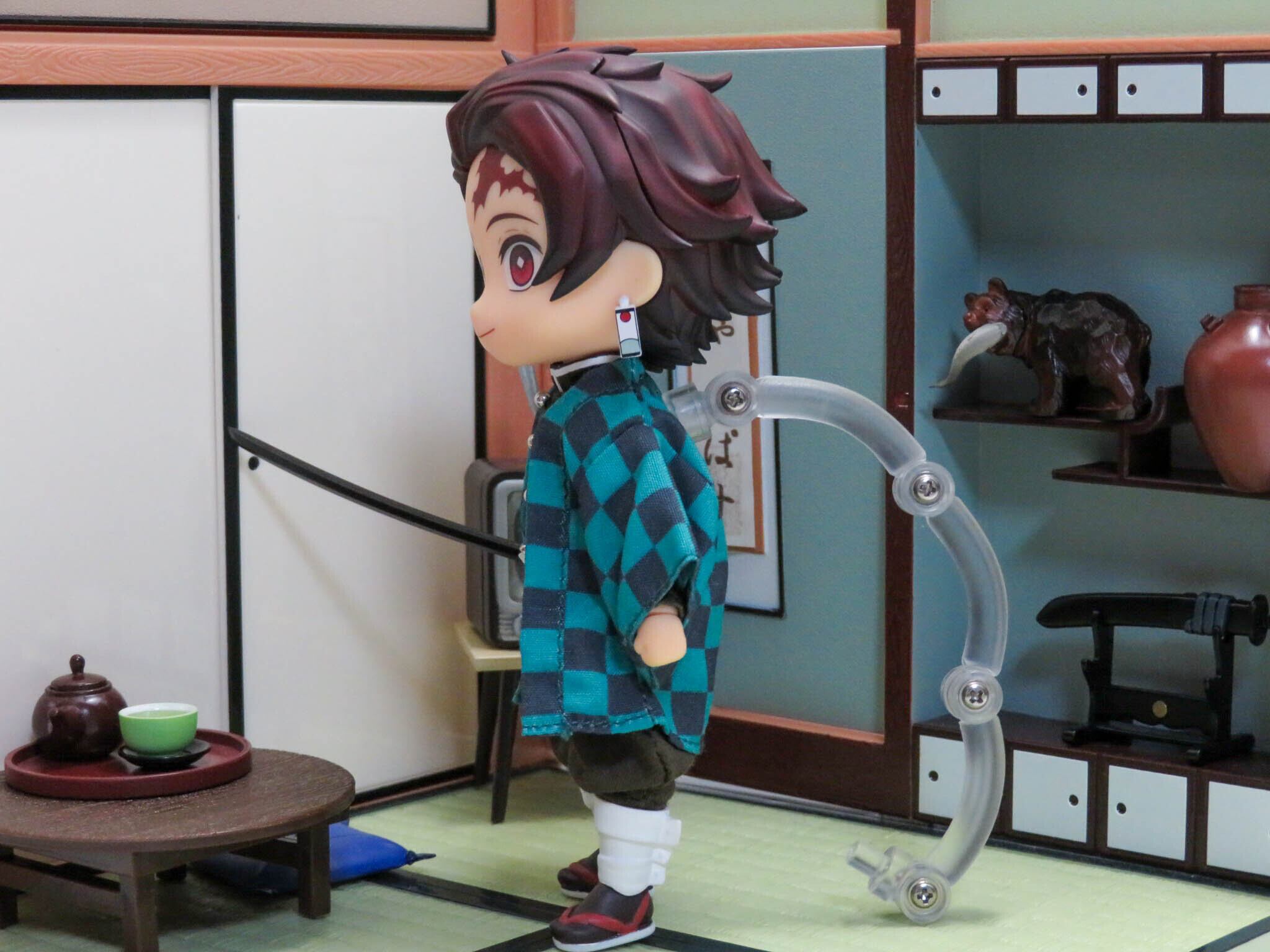 SALE】（A−ランク）ねんどろいどどーる 竈門炭治郎 髪パーツ