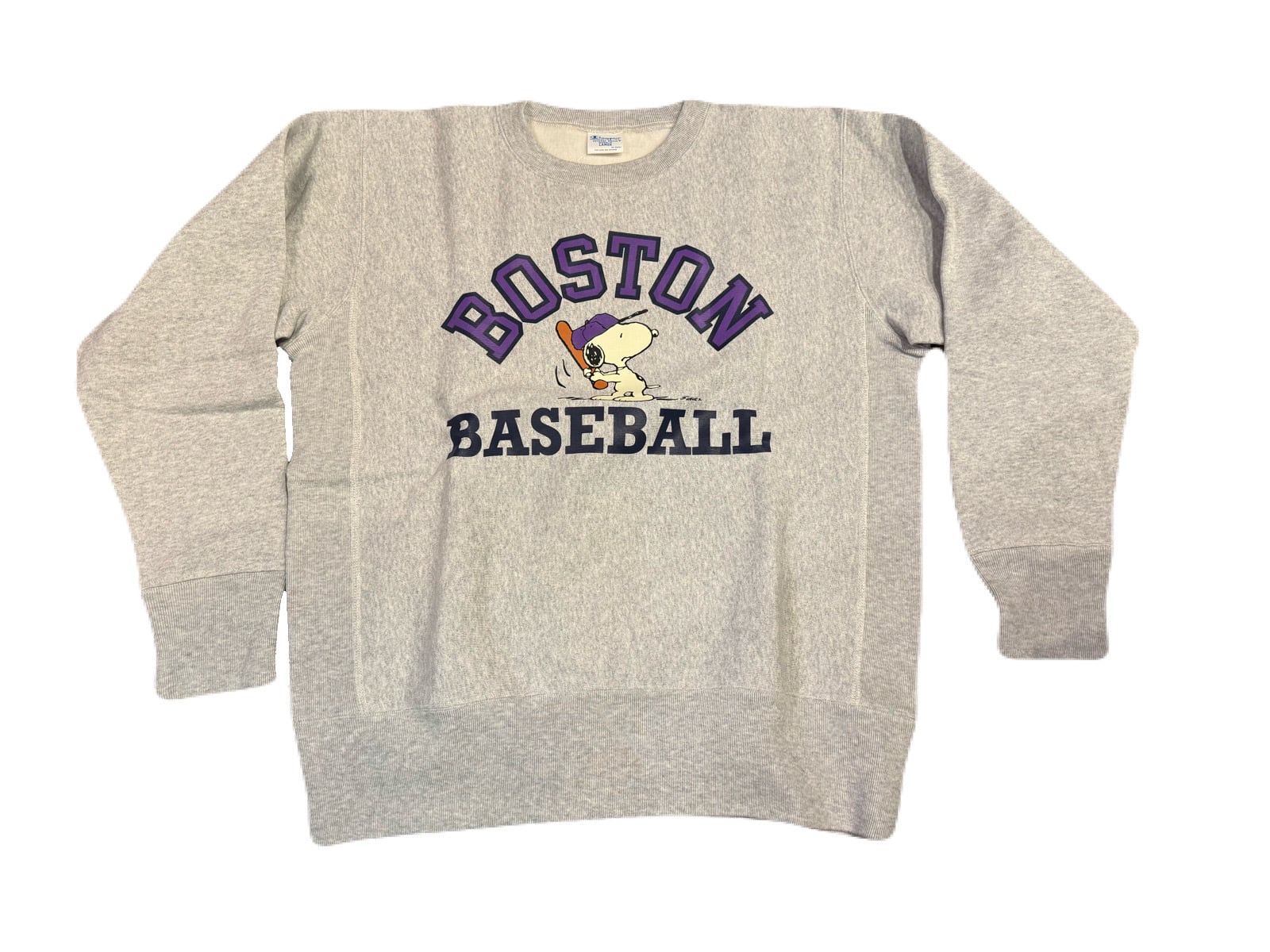 90s】スヌーピー×チャンピオンリバースウィーブスウェット/ピーナッツ