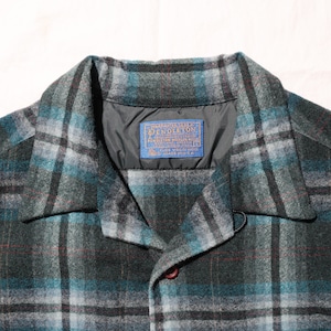 L 70s オンブレ Pendleton Board Shirt ペンドルトン ボードシャツ