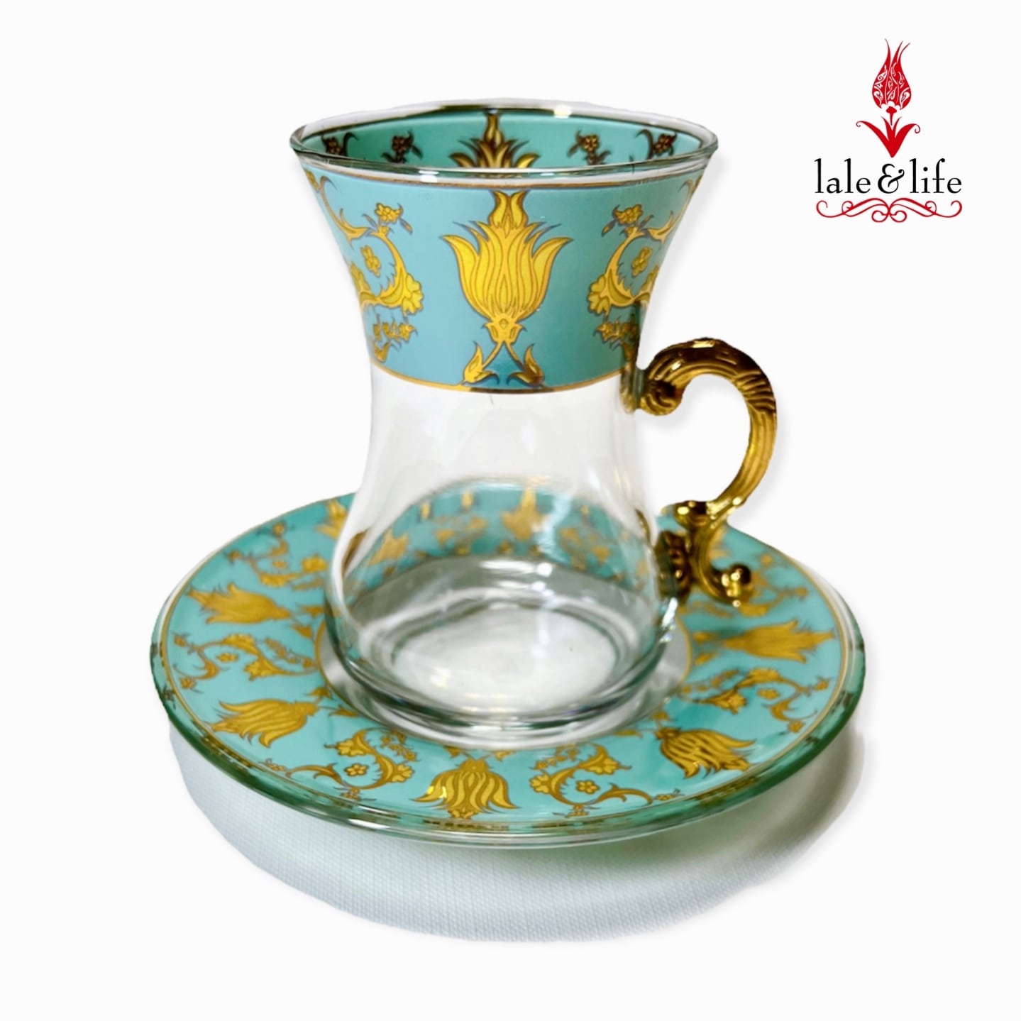 チャイグラス 4 Blue lale | lale&life ラーレアンドライフ