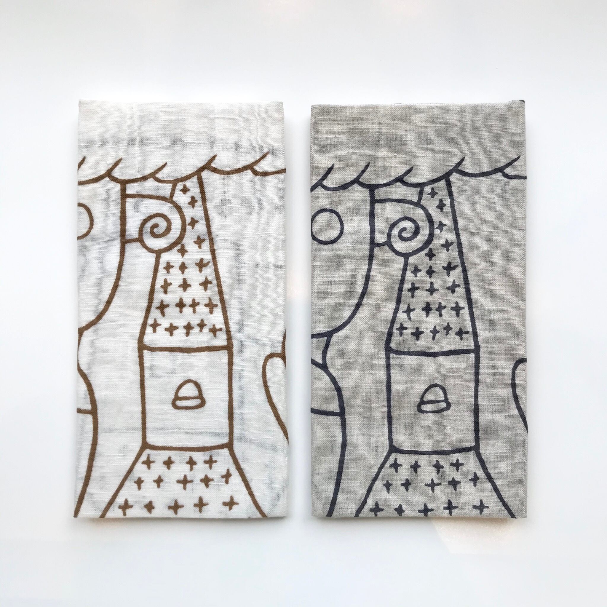 望月通陽氏 染色布