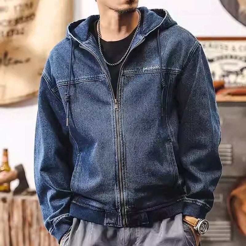 USA製 Carhartt カーハート デトロイトジャケット 企業ロゴ刺繍 メンズ