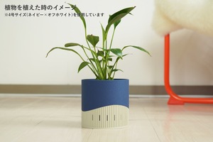 かさね鉢(4号サイズ)｜オフホワイト×イエロー