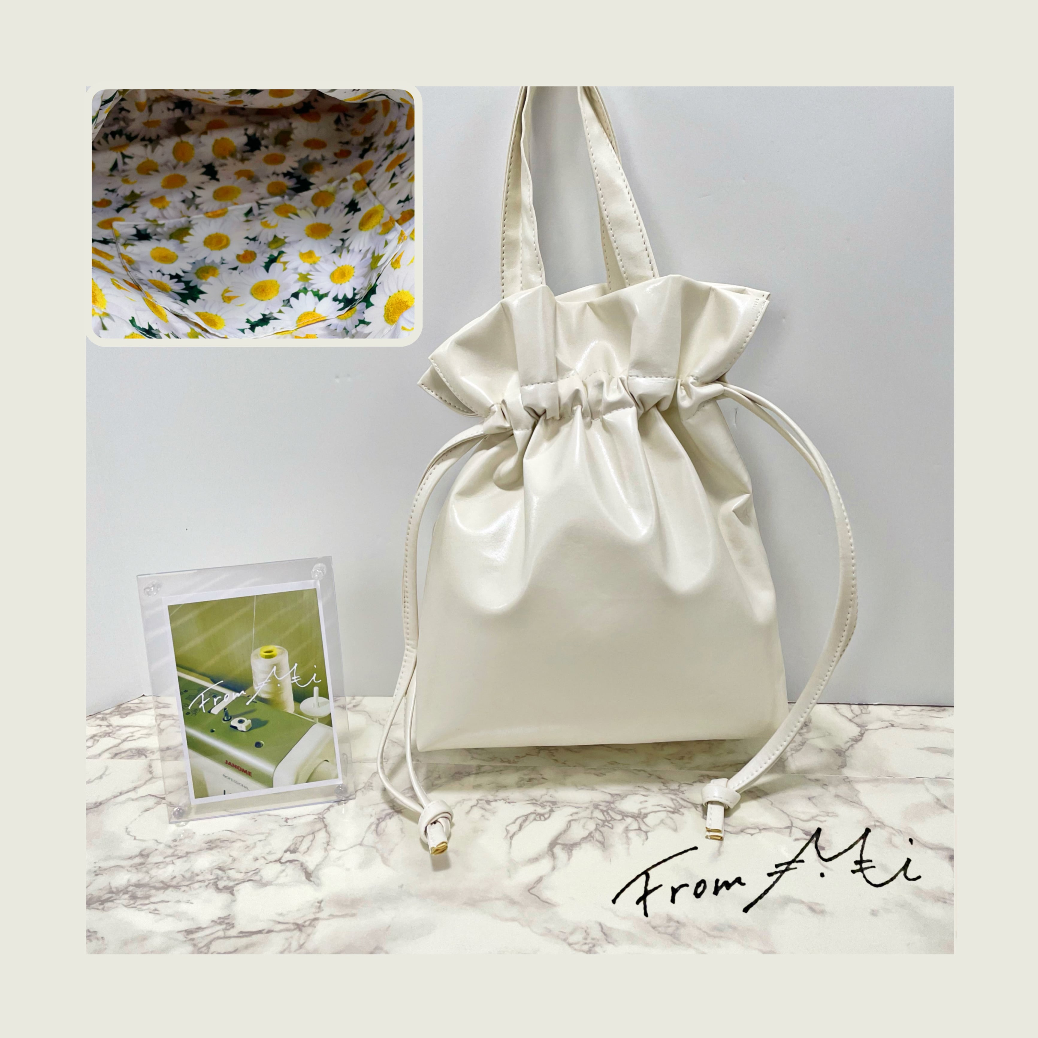 ⭕️vintage染め❗️コットンマルシェバッグ エコバッグ35 オリジナル