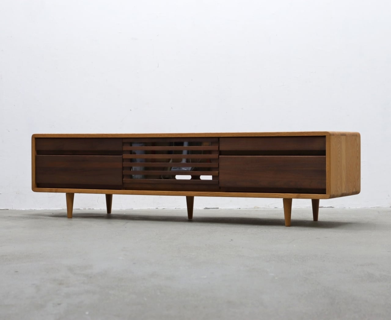 久和屋 ウォールナット×オーク無垢材 テレビ台 AVボード ローボード キャビネット TV ナチュラル モダン PKK29201