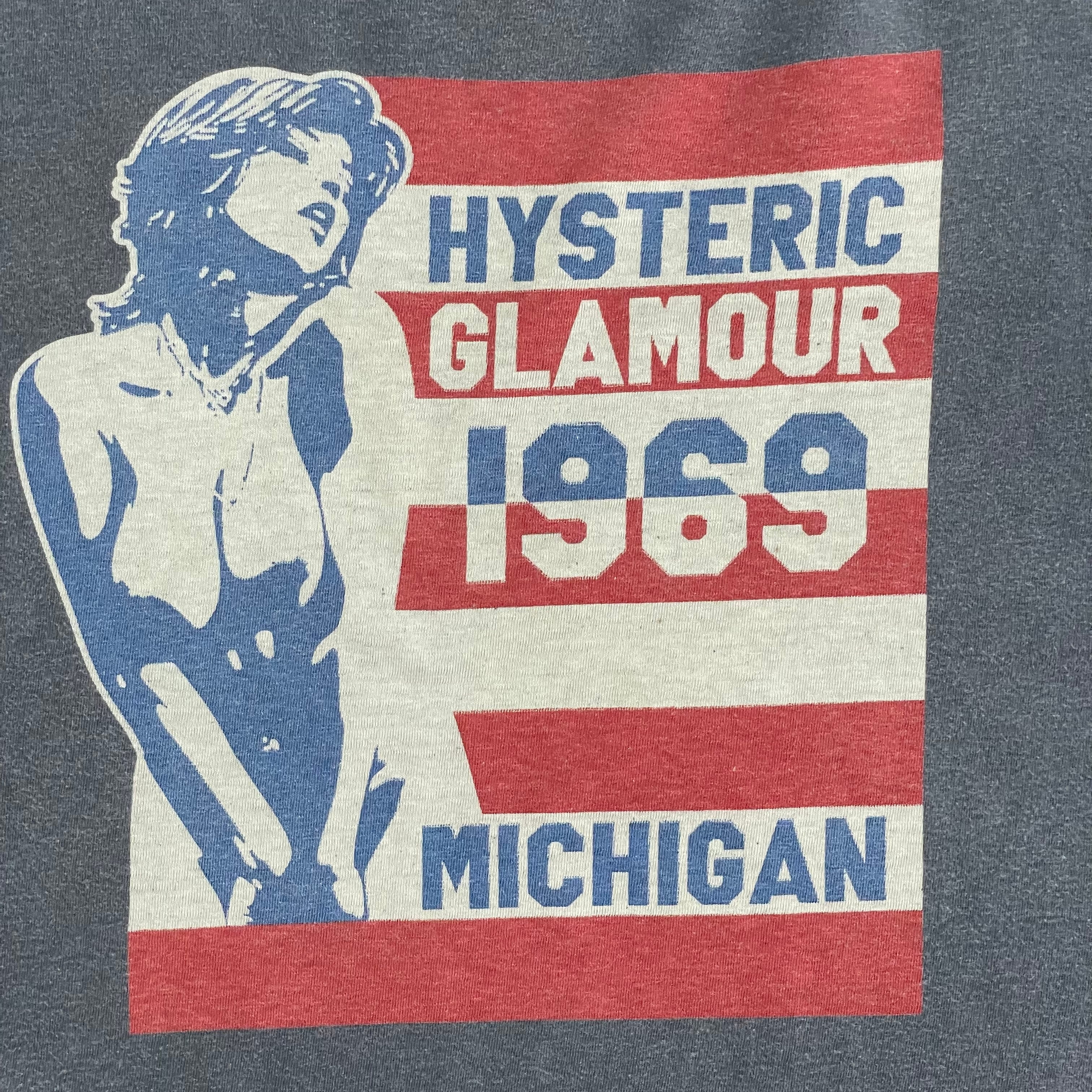 HYSTERIC GLAMOUR】日本製 ロゴ 両面プリント バックプリントTシャツ ...