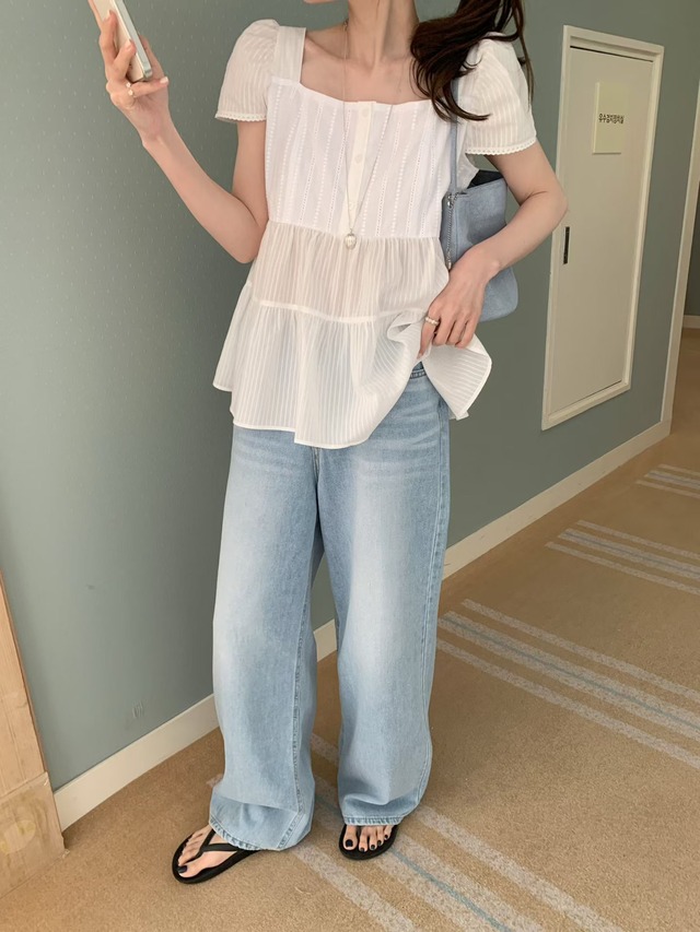 (予約) mellounge  / Lyocell washing denim 1color
