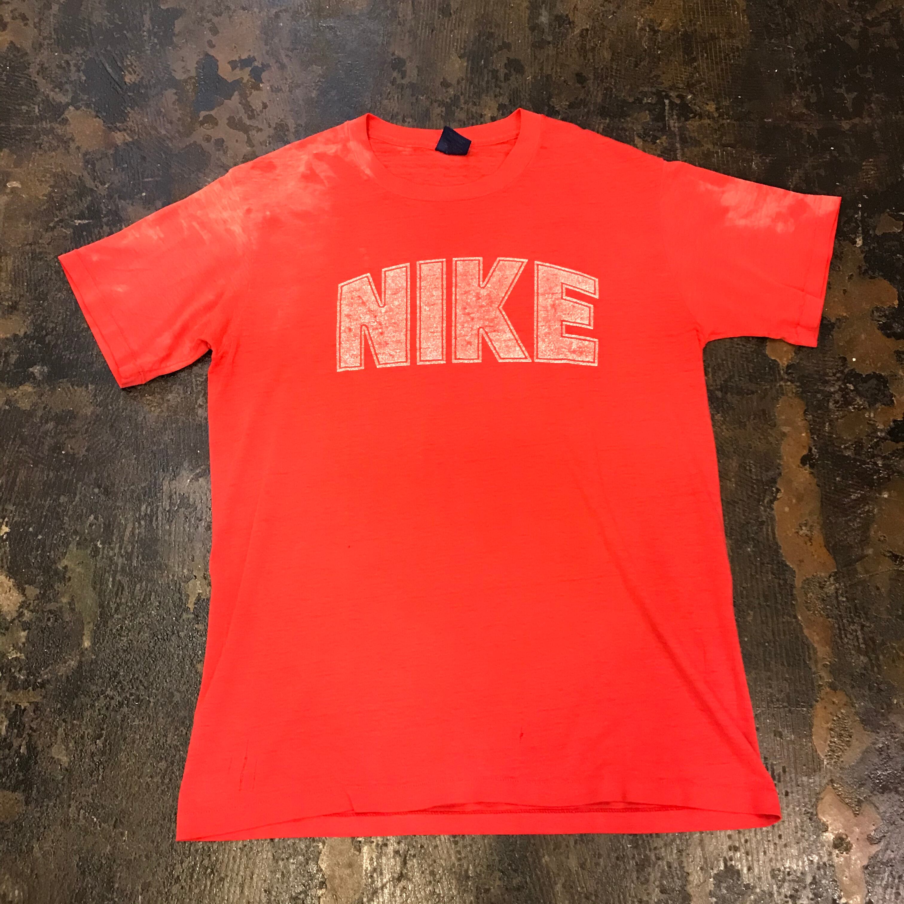 XL！80´s 紺タグ NIKE ナイキ かまぼこ tシャツ グレー-