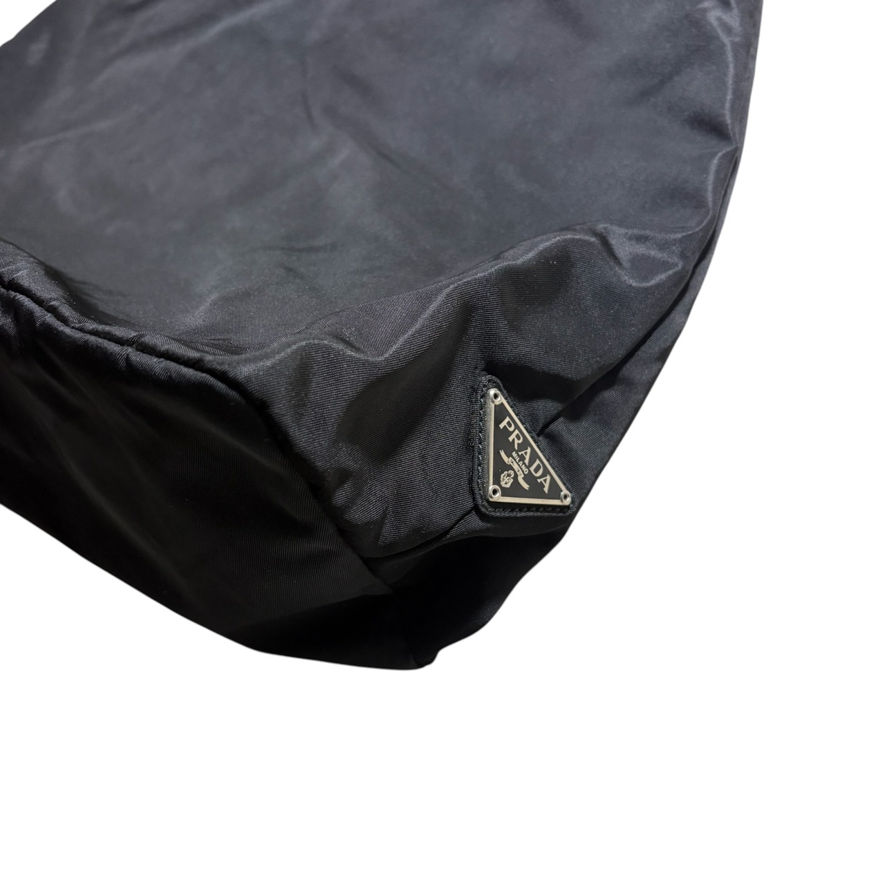 PRADA black nylon tote bag