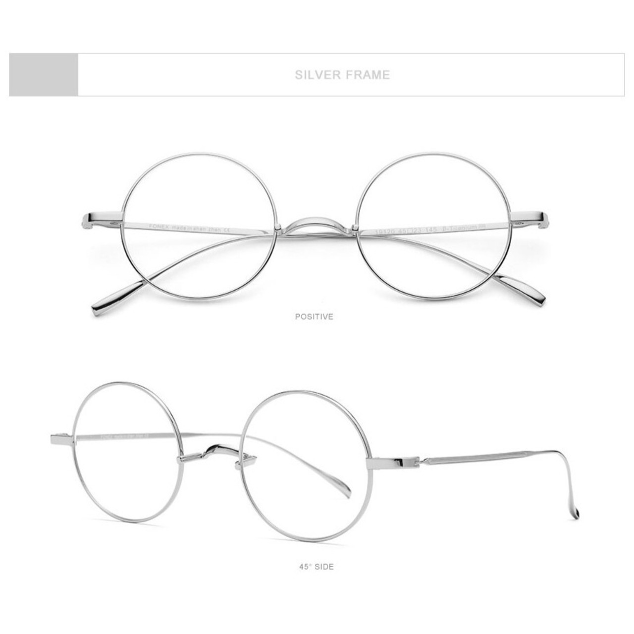 Scholarly Round Titanium Glasses -round- / スカラー ラウンド チタン メガネ -ラウンド-