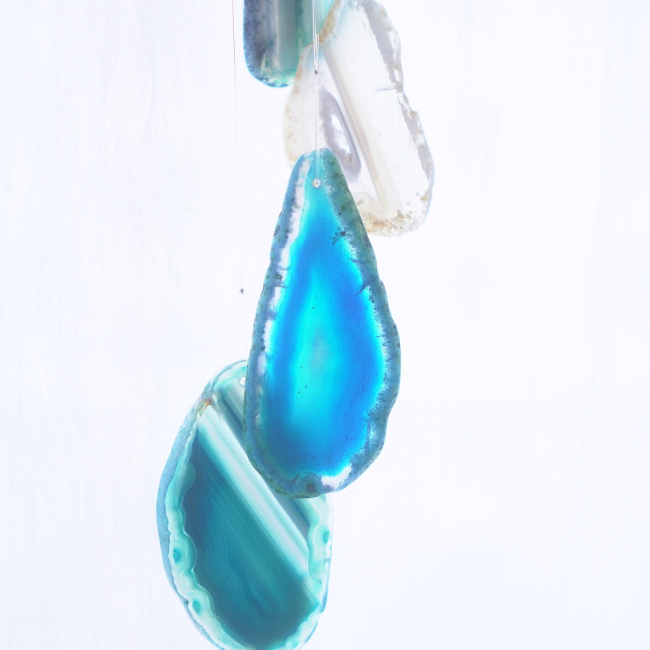 Spring Sea 03 - アゲートヒーリングチャイム / Agate Sun Catcher Wind Chime 413