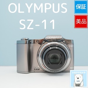 OLYMPUS SZ-11 デジカメ スマホ転送OK フルセット 美品 シロクマカメラ a7816