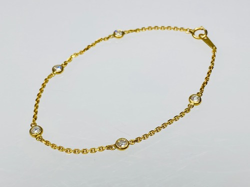 K18  0.57ct ダイヤモンドブレスレット　●