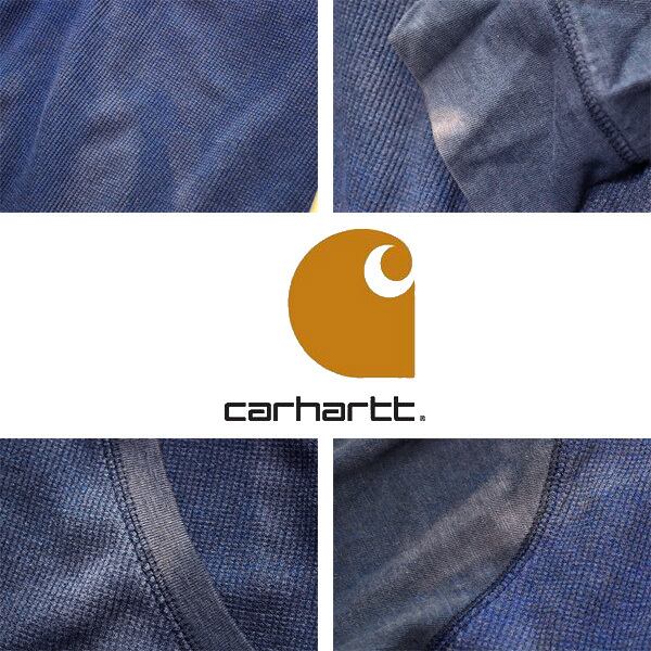 carhartt ワッフル生地 半袖パーカー サイズS カーハート サーマル 1点物◇CARHARTTカーハート中古ワッフル地サーマルパーカー古着