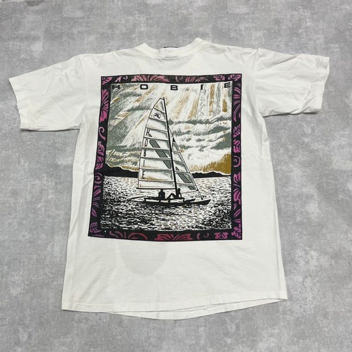 90s HOBIE Tシャツ　ポケT バックプリント　usa製　サーフボード