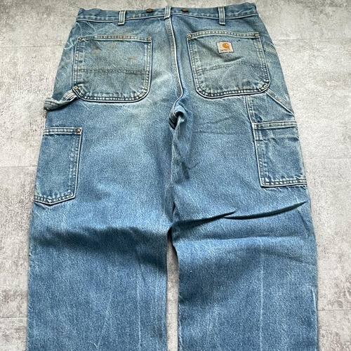 10s メキシコ製 デニム ダブルニー Carhartt W 32 L 31 詳細写真13