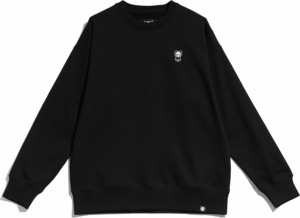 送料無料【HIPANDA ハイパンダ】男女兼用 クルーネック スウェット トレーナー UNISEX CREW NECK SWEAT SHIRT / WHITE・BLACK・KHAKI・DARK GREEN・GREEN