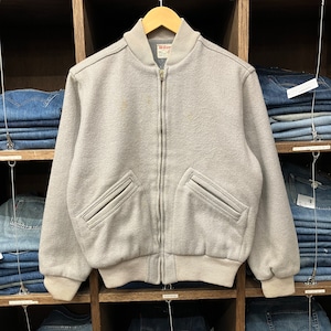 1960'S WILSON WOOL STADIUM JACKET GRAY SIZE 40