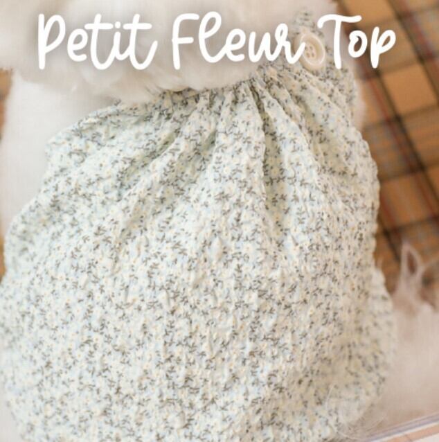 XL/即納【SSFW】Petit Fleur Top《Blue》