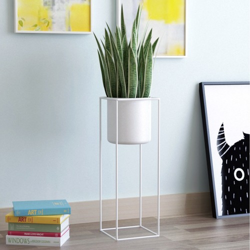 プランタースタンド ワイヤーフレーム 植物スタンド フラワースタンド 観葉植物スタンド 鉢植えスタンド モダンインテリア 北欧風 ミニマルデザイン インドアガーデン