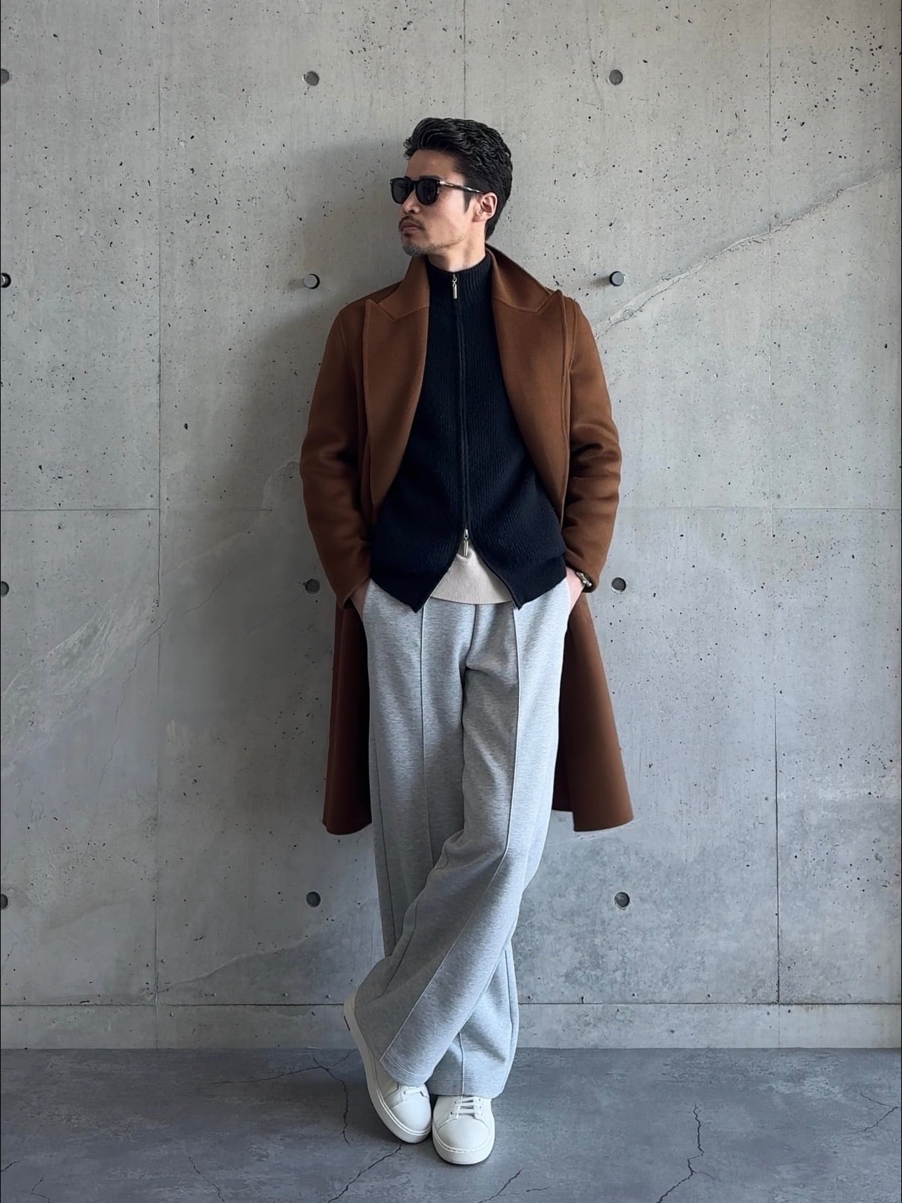 ウールカジュアルダブルコート | Wide Range