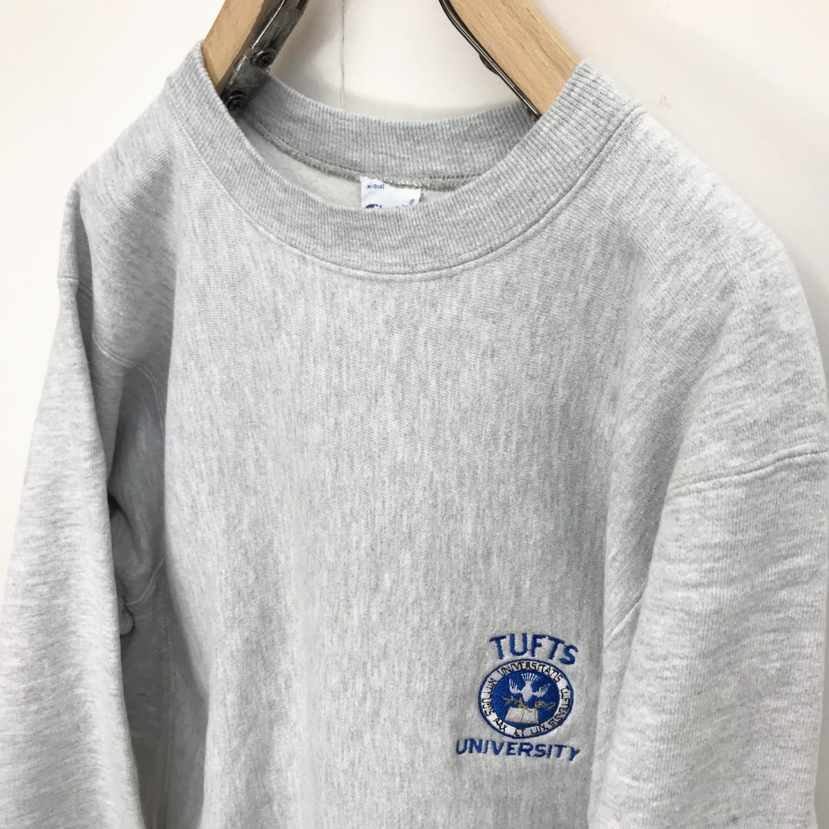 90s 前期型Champion リバースウィーブ　カレッジ　刺繍タグ USA製