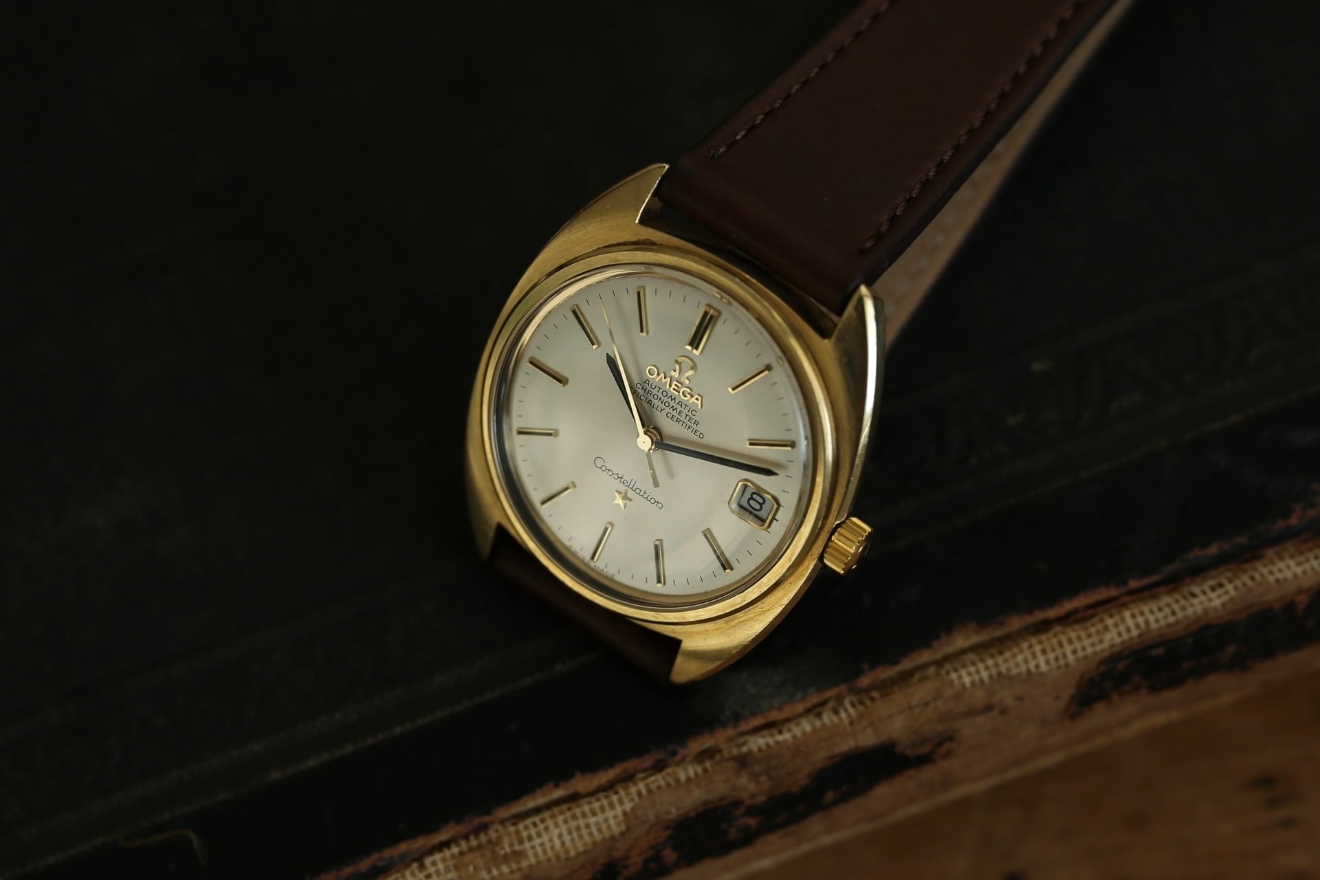 OMEGA】 1968年製 コンステレーション Cラインケース フラットベゼル