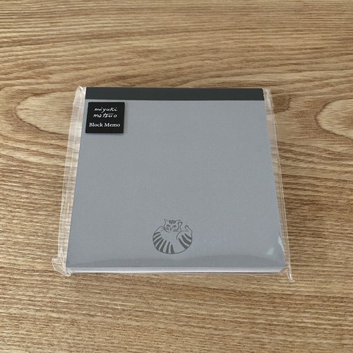 ブロックメモ Cat｜松尾ミユキ【日本製】