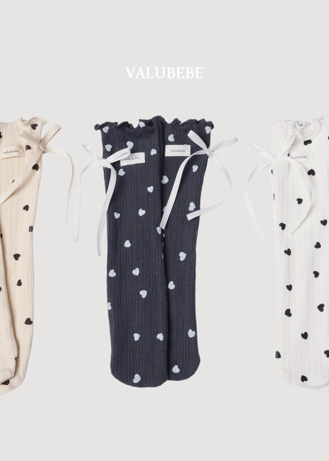 送料無料【予約】/ ハート靴下 / valubebe