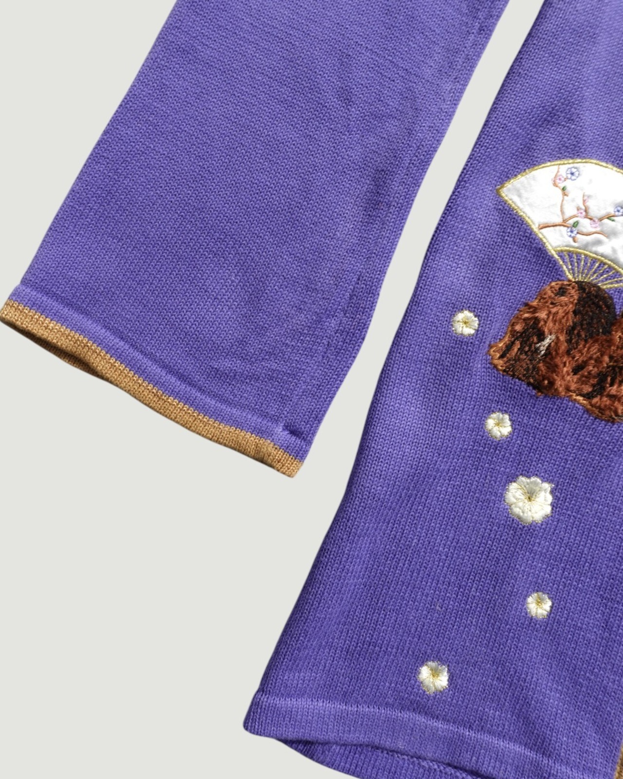 【古着】チャイナ風　シーズーのカーディガン - 7