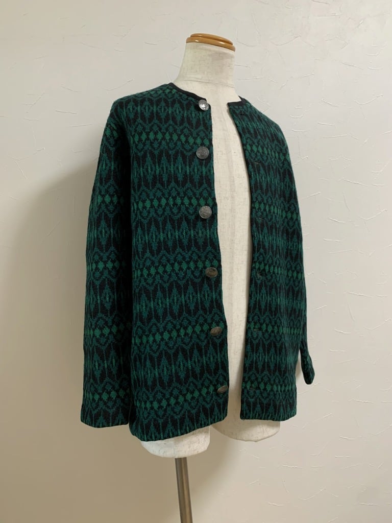 1960～70's Euro Crew Neck Knit Jacket