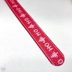 スタンダードNATOナイロンストラップ クリスマス・スピリット・グラフィック 18mm幅 腕時計ベルト