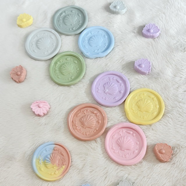 【8色MIX】パステルシェル【約80粒】