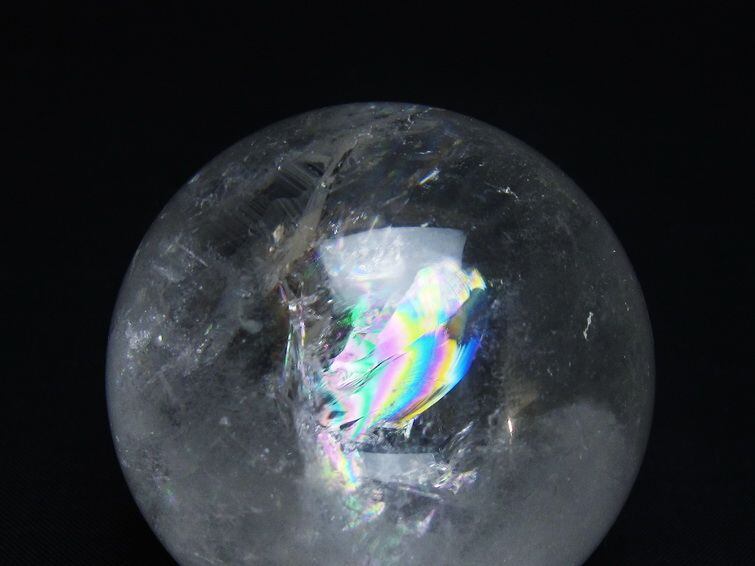 水晶 丸玉 59mm スフィア 置物 水晶玉 一点物 送料無料 151-9050 楽天
