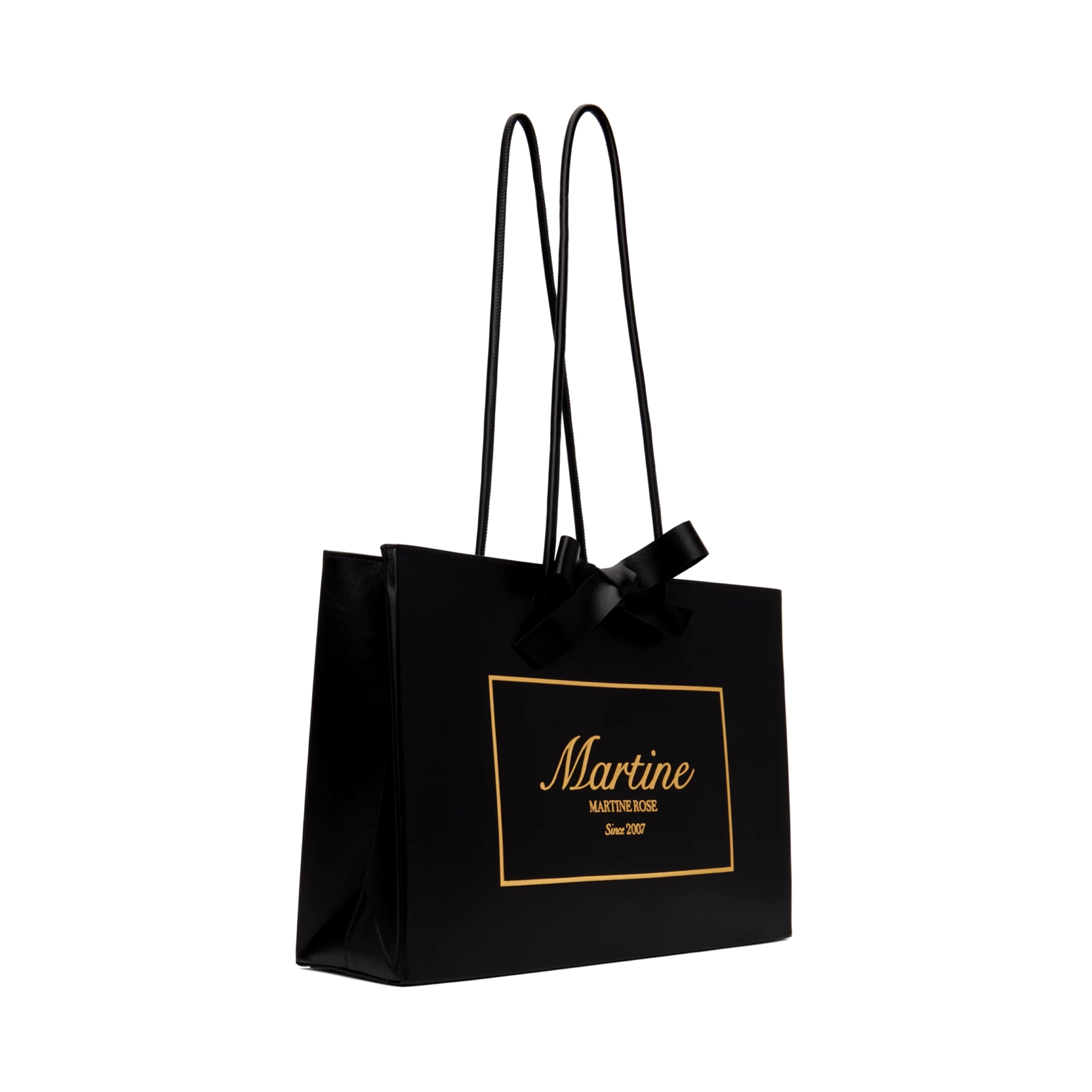Martine Rose マーティンローズ　ナイロン　BIGトートバッグ Martine Rose Black Large Shopper Tote
