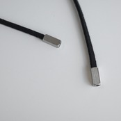 stainless code choker necklace2 SN086