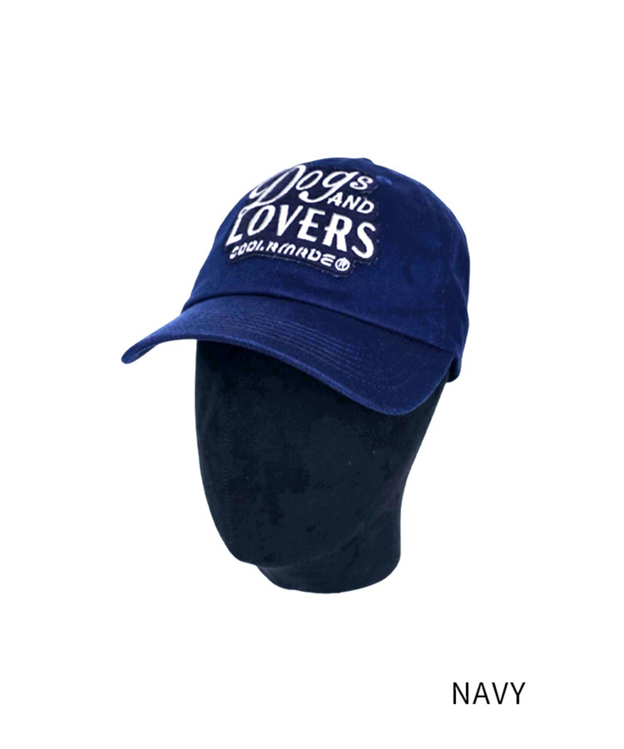 Dogs AND LOVERS Logo CAP (NAVY)　CQ-49504