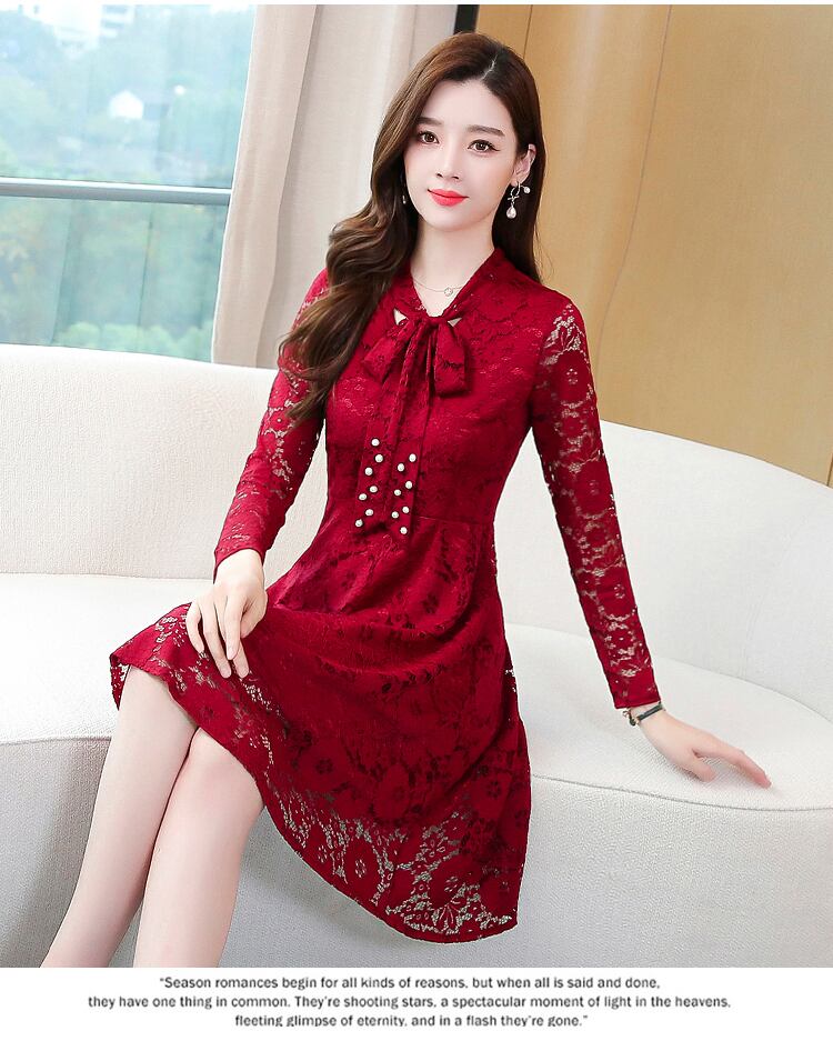 レースワンピース ワンピース ナイトドレス フレアスカート フレア