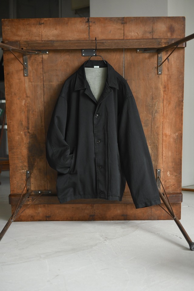 A.PRESSE / Cashmere Melton Long Coat (Charcoal)