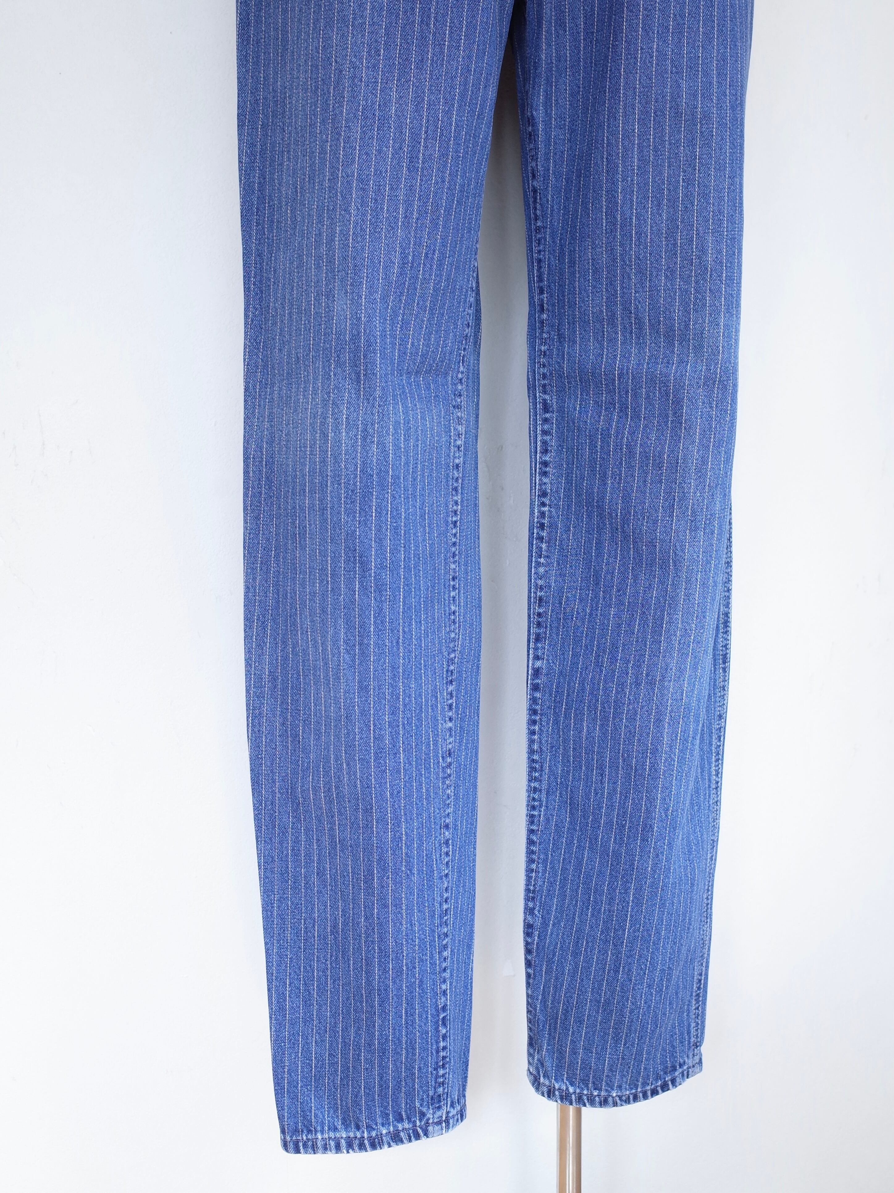 80s Lee stripe denim pants | port.