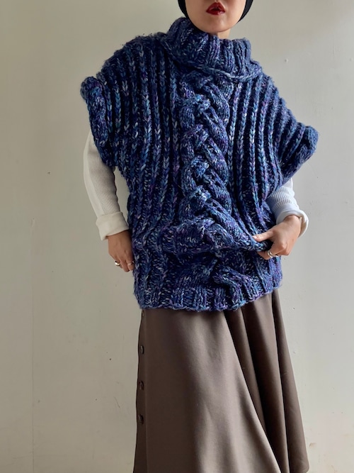 1970s Vintage S/S Handknitting Knit Top